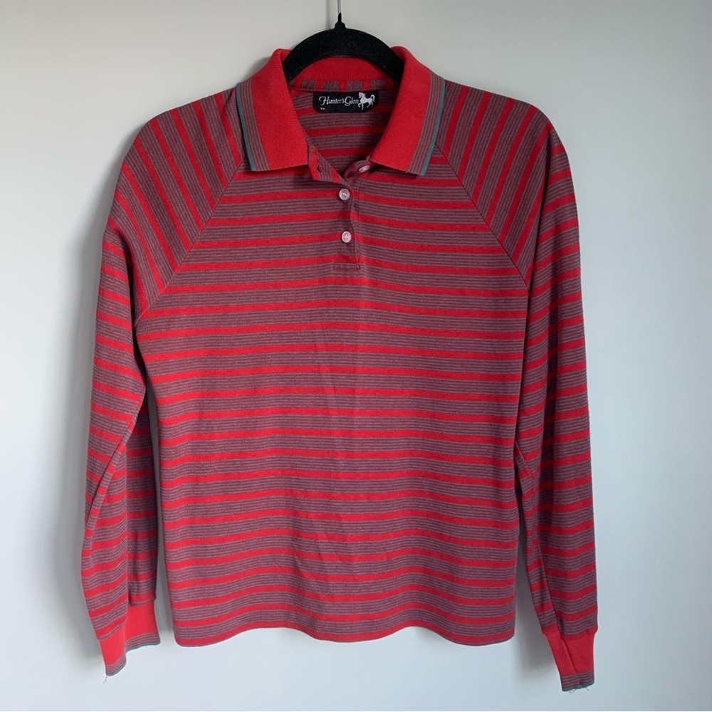 Vintage Hunters Glen Striped Collared Shirt